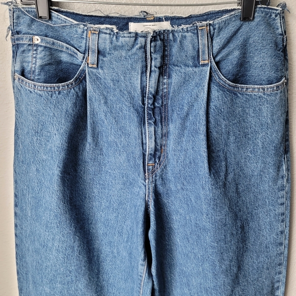 SLVRLAKE Taylor Wide Leg Pleated Jeans Size 29 In Sweet Memory - Picture 6 of 14